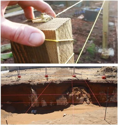 3X Twisted Mason Construction Line #18 Measuring Layout String Orange