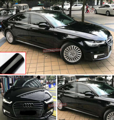 Stretchable Metallic Car Pearl Glossy Glitter Chrome Vinyl Wrap Paint Sticker US