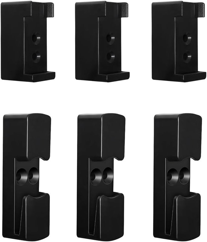 Bait Casting Reel Wall Mount Rack - Sturdy 6Pcs Reel Storage Holder for Baitcast