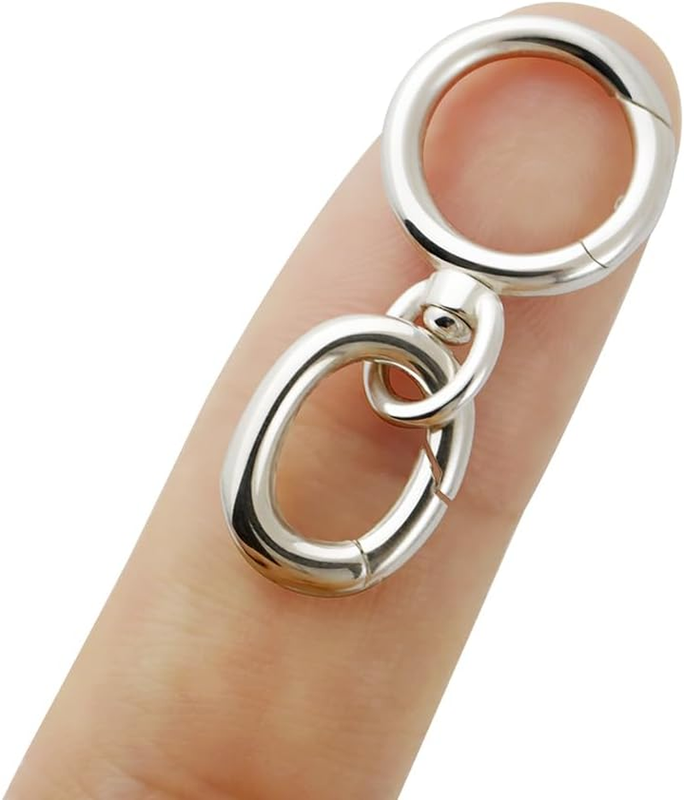 925 Sterling Silver Double End Design Necklace Clasps and Closures,Chain Extende