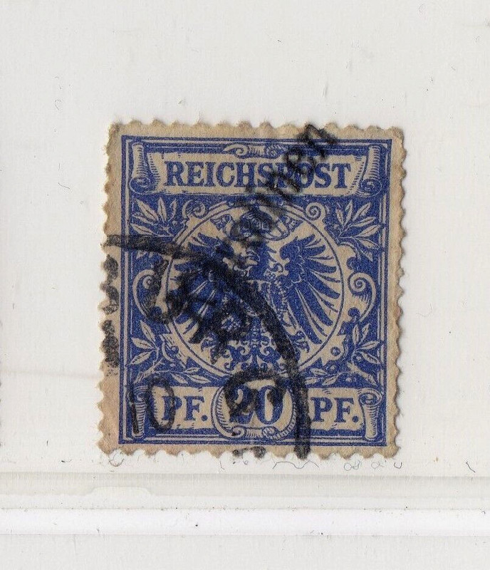 Allemagne !  Timbre Ancien Des Iles Carolines Depuis 1899 NÂ°4 Surcharge I