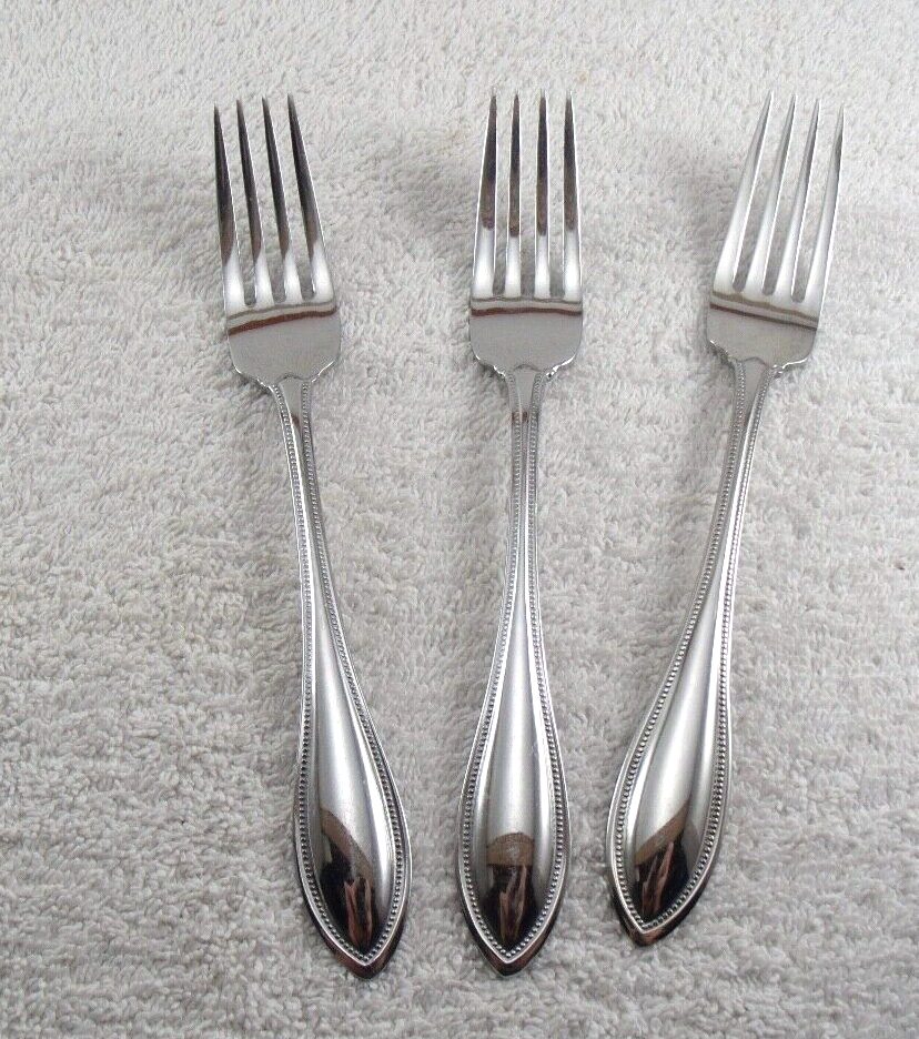 Arbor / American Harmony  Dinner Fork Lot of 3 Oneida Glossy