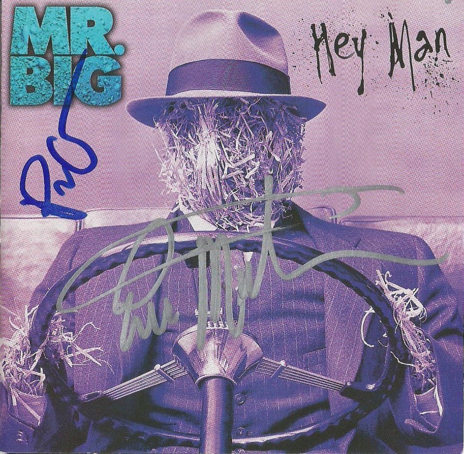 MR.BIG　アルバム「Hey Man」サイン入り色紙 MR.BIG アルバム「Hey Man」サイン入り色紙