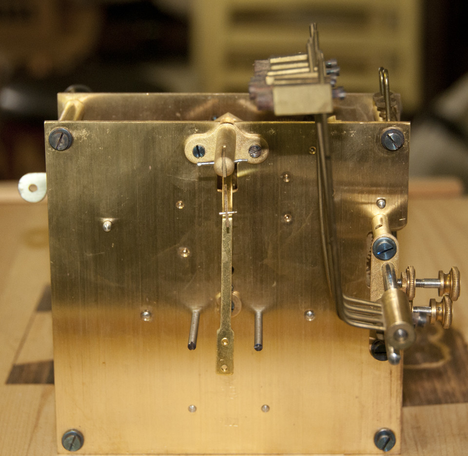 Gustav Becker Grandfather Clock Movement - Complete