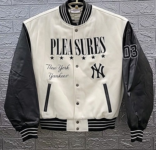 Fanatics New York Yankees ウールレザージャケット Fanatics ニューヨーク Yankees ウールレザージャケット