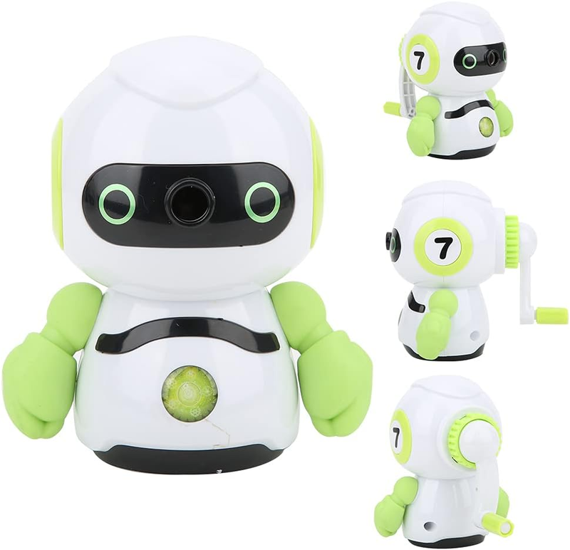 Sharpener With Cover For Colored Pencils Cute Robot