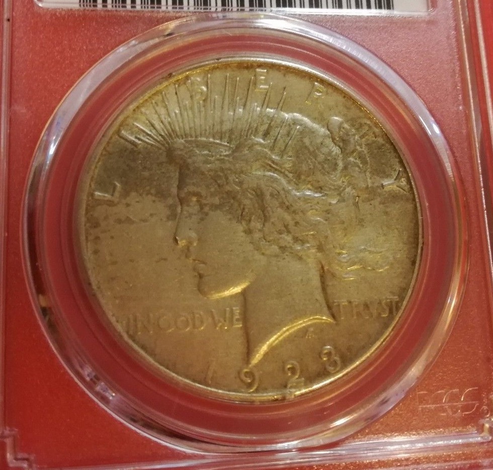 1923-S Peace Silver Dollar PCGS XF Detail
