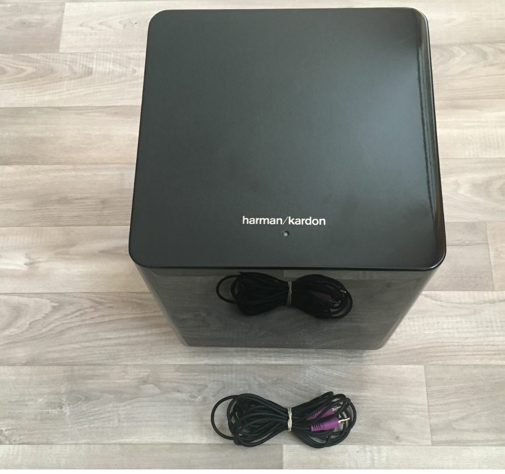 Harman Kardon HKTS 200 Aktiv-Subwoofer Lautsprecher Bass Schwarz 