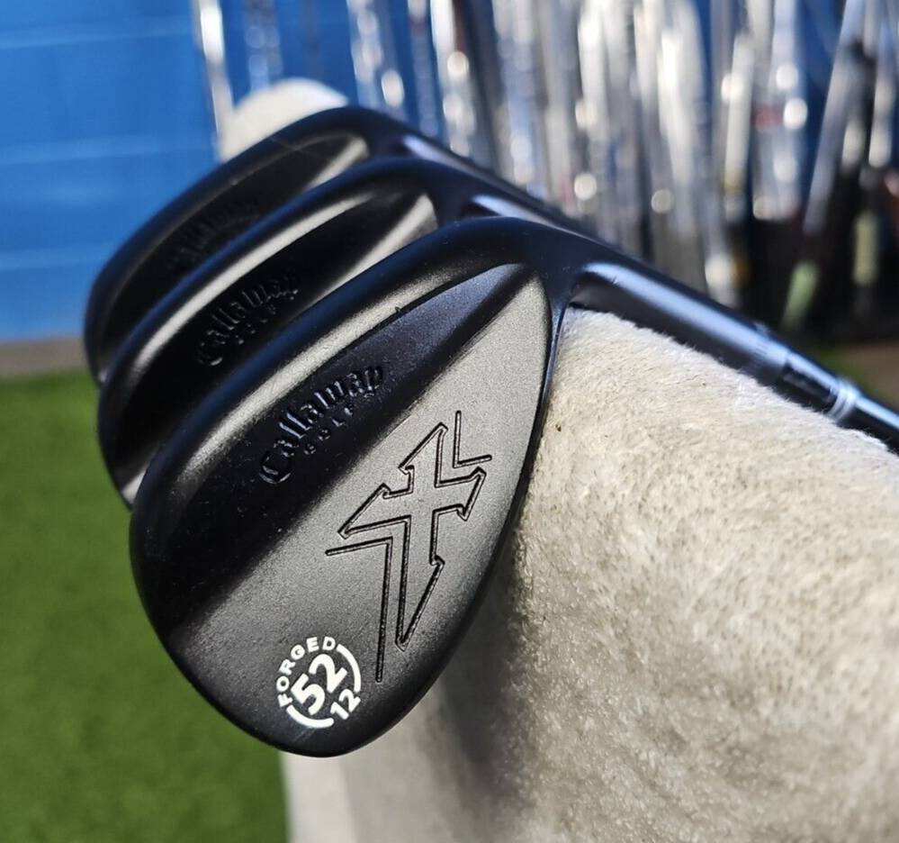 CALLAWAY X FORGED BLACK NITRIDE 3 WEDGE SET 52-56-60 SPINE