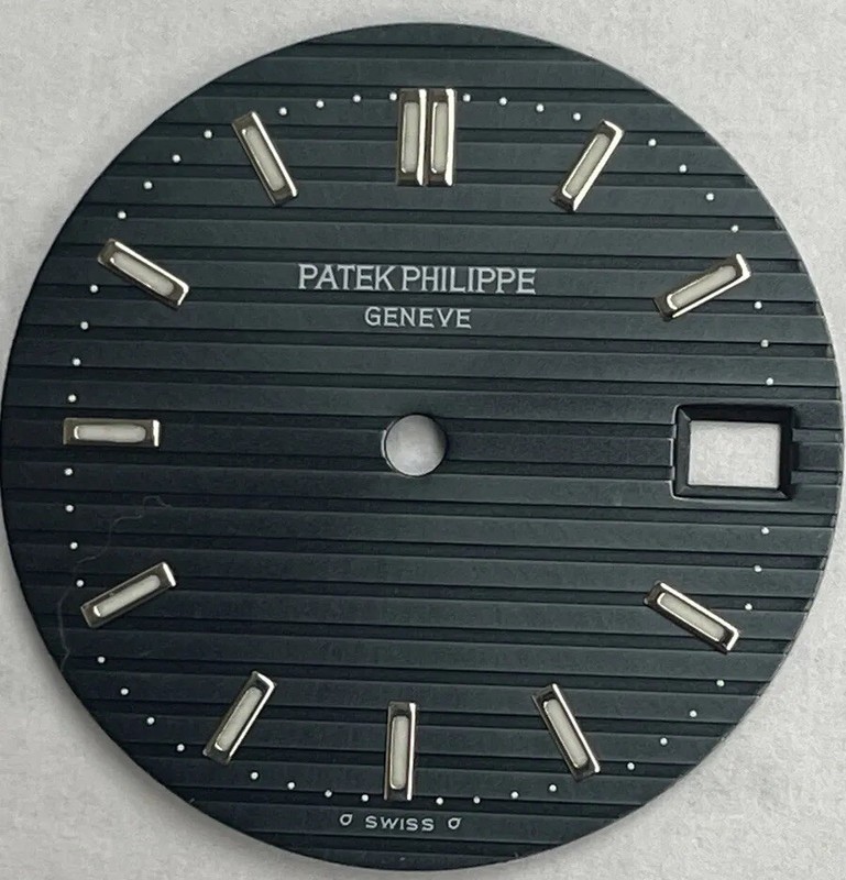 Patek Philippe Ladies Nautilus S/Steel Watch Blue Tropical Dial 24.4mm