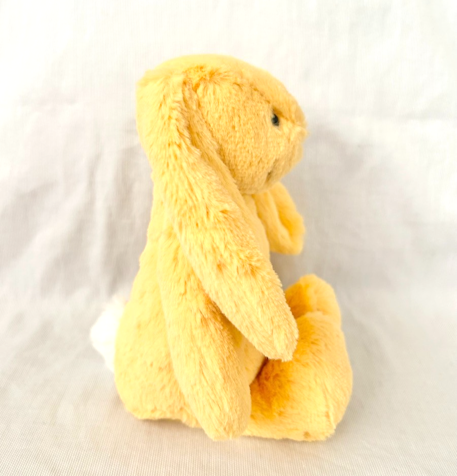 Jellycat Bashful Sunshine Bunny RETIRED Small 8” Yellow Stuffed