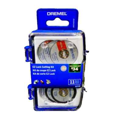 DREMEL EZ LOCK CUTTING KIT 11 PCS EZ728 - 2615E728AB - BRAND NEW FACTORY SEALED