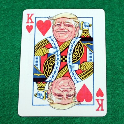 King of Hearts - Trump - Blue Bicycle Gaff Playing Card