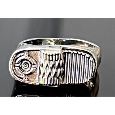 MEN'S 925 STERLING SILVER LIGHTER DESIGN RING SIZE 10 SKY