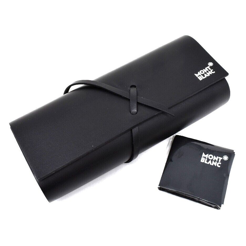 美品 レア物 MONTBLANC モンブラン メガネサングラスケース レザー 美品 MONTBLANC モンブラン レア メガネ サングラスケース
