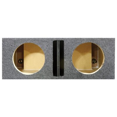 Qpower Dual 12'' Ported Heavy Duty Enclosure with Divider