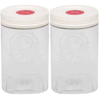 2 X Lock & Quadratisch Kühlschrank Tür Taschen Kanister - Bpa-Frei - Luftdicht -