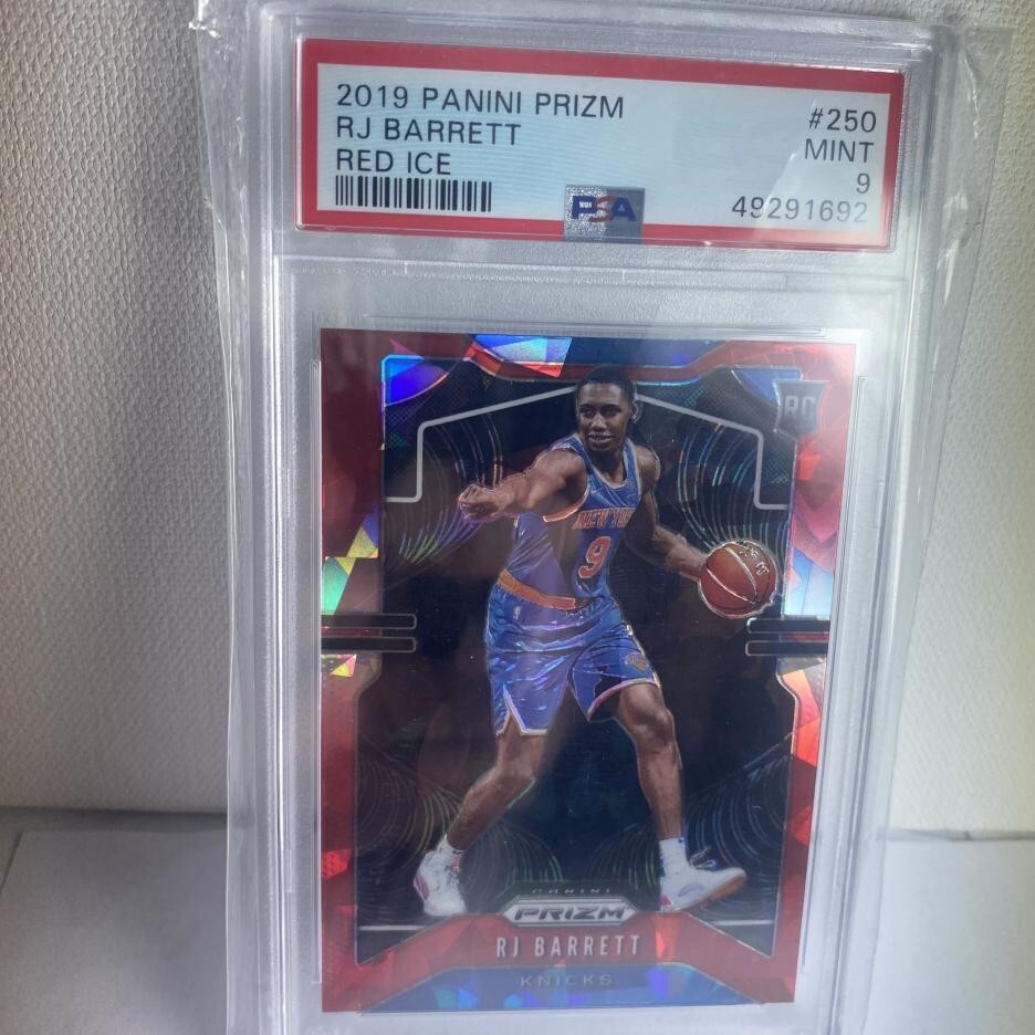 その他 RJ BARRETT RC PRIZM /175 PSA9 RJ Barrett 19/20 Panini Mosaic Pink Camo Prizm Rookie #229