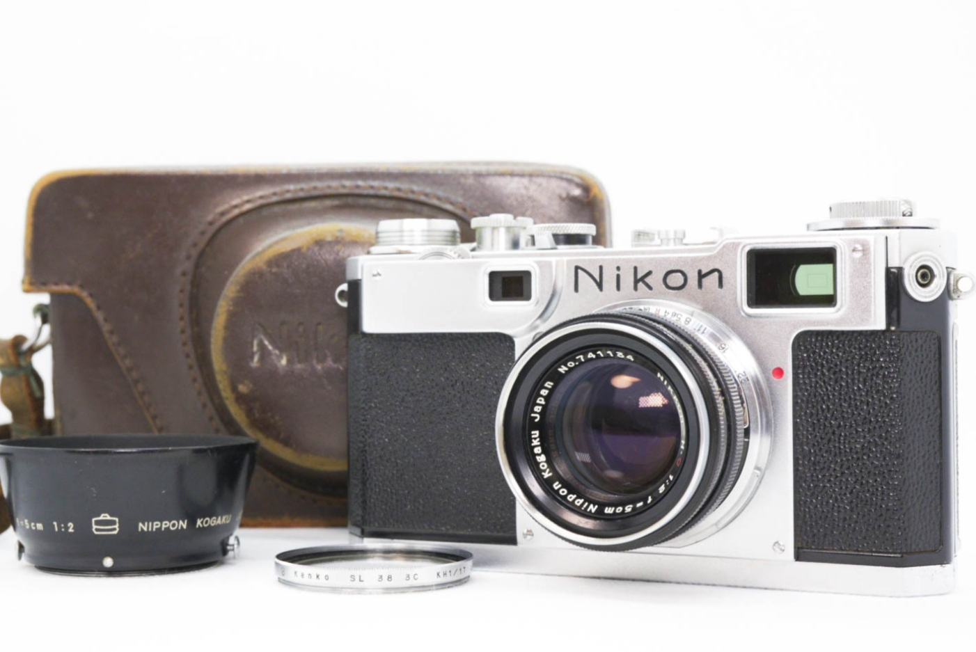 filmcamera Nikon S2 + NIKKOR-H•C 5cm f2 Black Dial [N MINT] Nikon S2 Rangefinder Nikkor-H.C 5cm 50mm