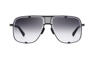 Pre-owned Dita Mach-five Drx-2087-h-blk-blk-64 Black Iron Dark Grey In Gray