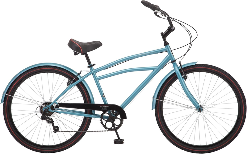 Men'S Costin 7 Speed Cruiser Bike, Blue, 27.5" Wheels