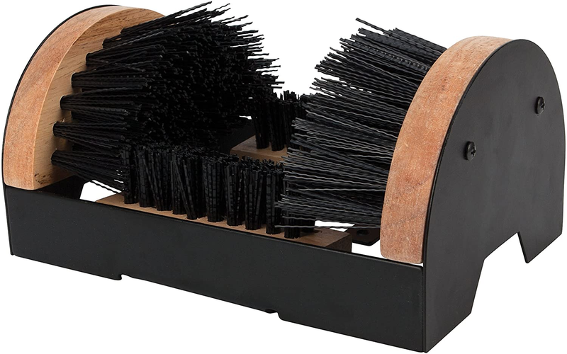 Boot Scraper Brush Mat Door Shoe Sneaker Scrubber Cleaner Mud Dirt Floor Rug; US