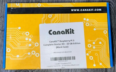 CanaKit for Raspberry Pi 3 - Complete Starter Kit - 32GB - Black Case