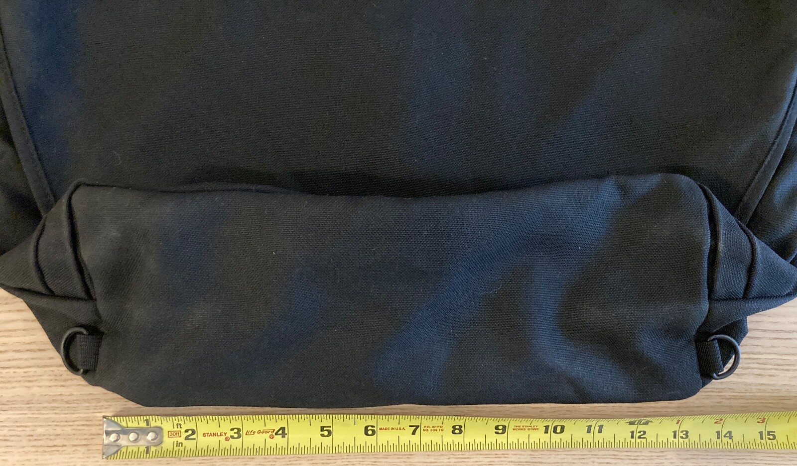 Rickshaw Bags Black Medium Zero Messenger Bag Made in USA