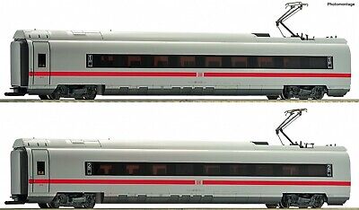 ROCO HO 78043 Intermediate Passenger Cars Set for ICE 3 Class 407, DB AG, AC NEW