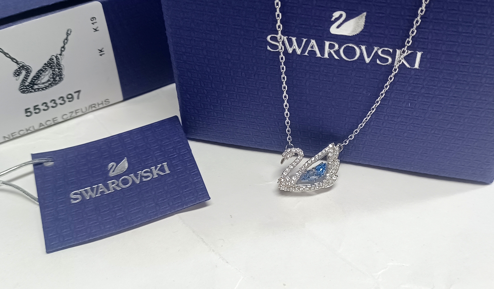 SWAROVSKI｜JEWERLY (Dancing Swan Necklace (5533397)) Swarovski Dancing Swan Necklace 5533397 9009655333977