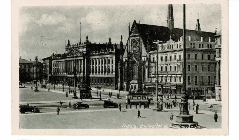 Leipzig Ak UniversitÃ¤T, Paulinerkirche Vom 9.5.48 Gelaufen Nach Wolfen