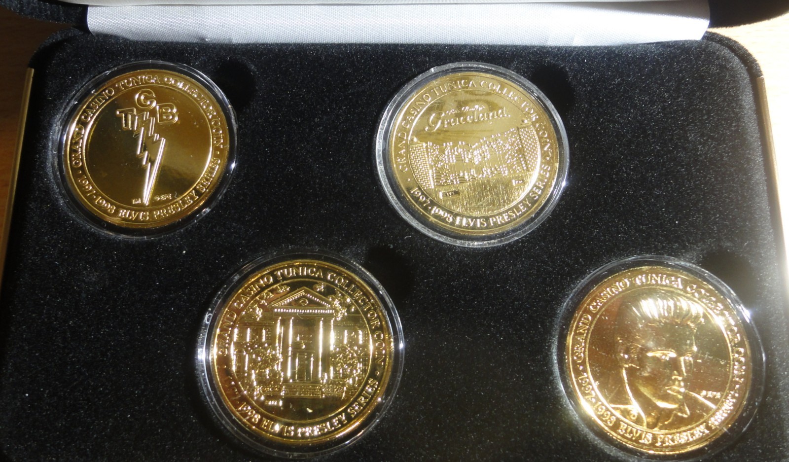 Elvis Presley Commemorative Set from Grand Casino-1997-1998 Anniversary Series