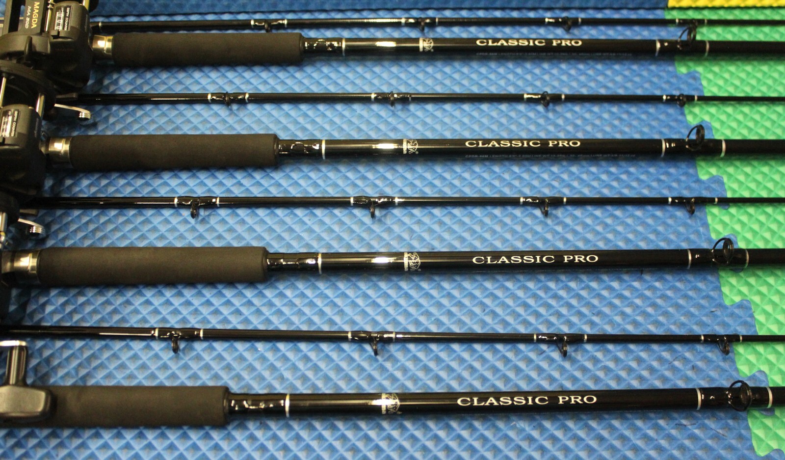 Okuma Black Classic Pro Trolling Combo Medium Rod CPDR-86M-MA30D  4 Pack