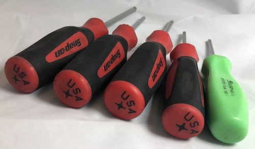 Snapon 5 Phillips Screwdriver Lot Of 5