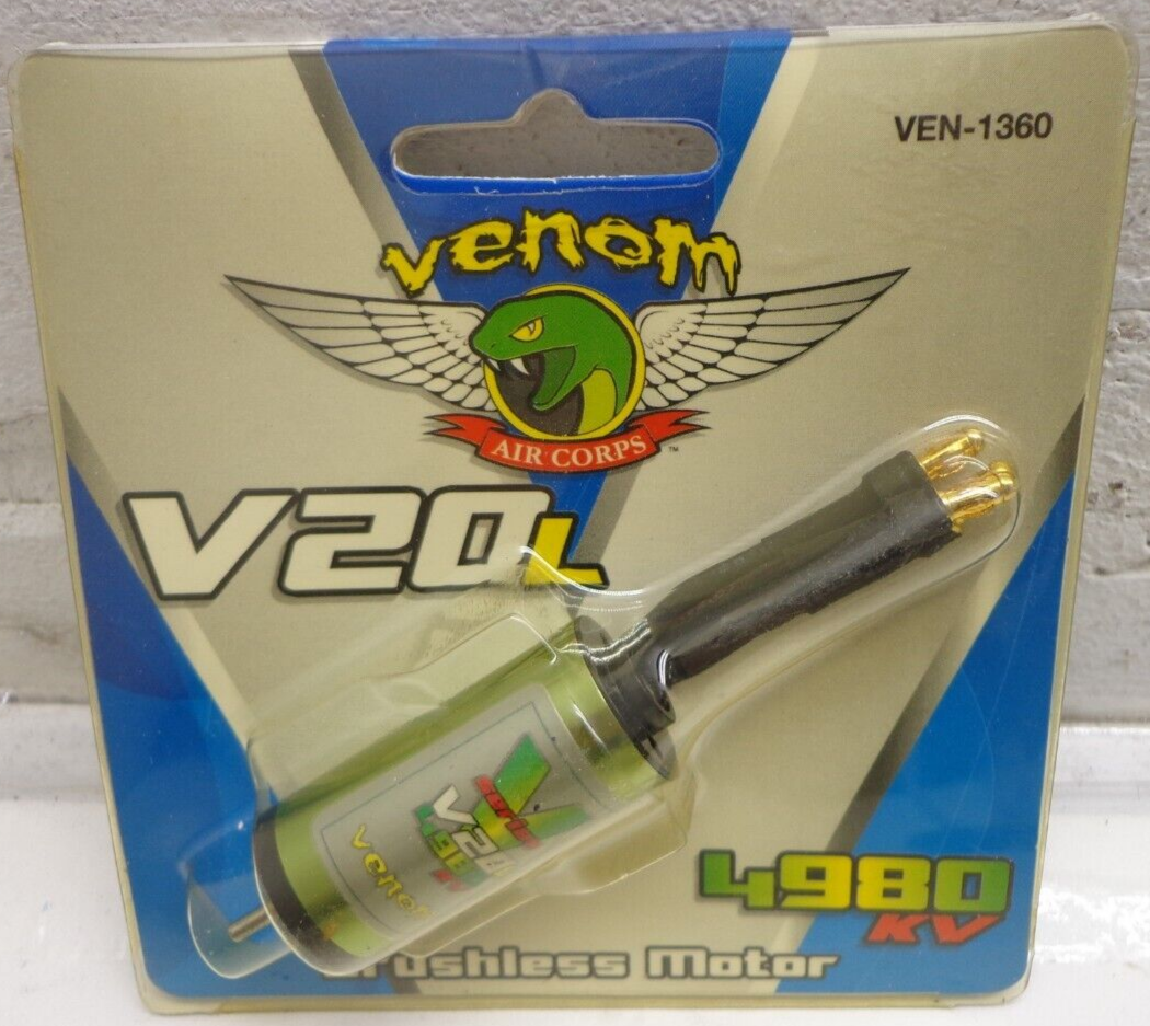 Venom V Series V20L 4980kv Brushless Electric Inrunner Motor