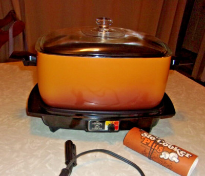 Vtg West Bend Slow Cooker 4 Qt Nice Condition