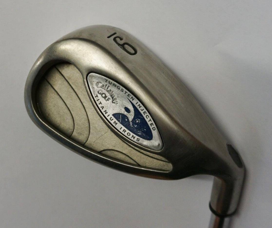 Callaway Hawkeye Tungsten Titanium 5 Iron Regular Steel Shaft Iguana Grip Callaway Hawkeye Tungsten Titanium 5 Iron Regular Steel Shaft Iguana Grip