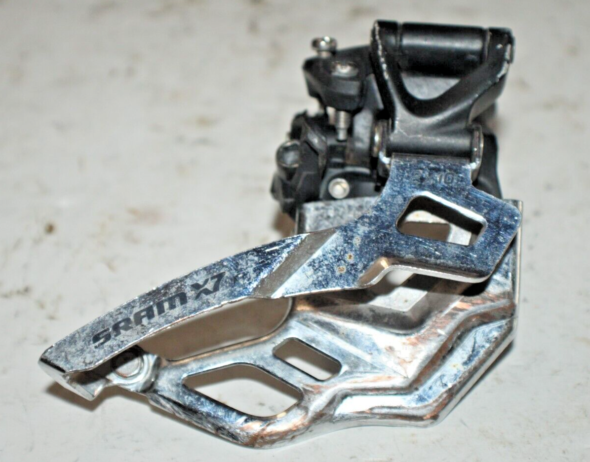 SRAM X7 Double Front MTB Derailleur TopPull 36/38T 66-69° 35mm ClampOn Ships US