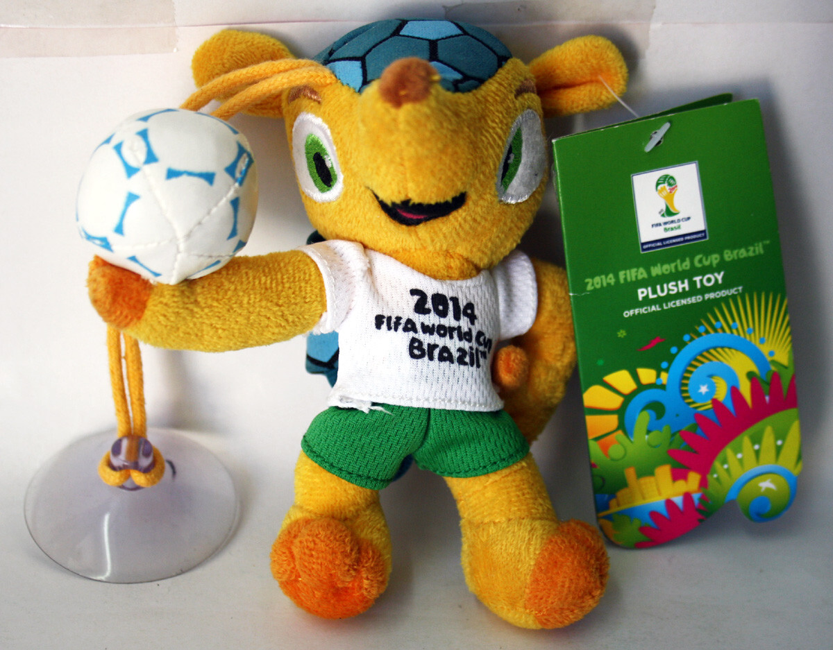 2014FIFA ブラジルワールドカップ　マスコットキャラクター　ぬいぐるみ Fifa World Cup Brazil 2014 Official Mascot Soft Plush Toy