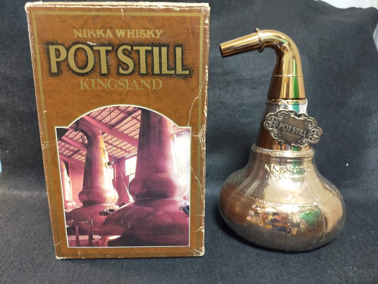 Empty) Nikka Kingsland Whisky Pot Still Bottle Limited Rare