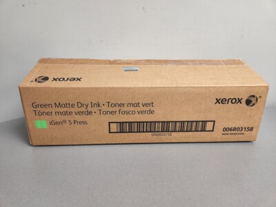 Xerox iGen5 Press Green Matte Dry ink