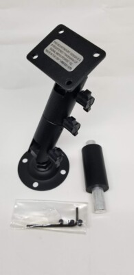 Universal Adjustable Pedestal Equipment Mount 4 to 8'', Cell Phone, Speakers, GPS