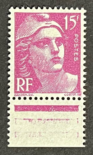マルセイユ (A) 11/12 #10 ジニャク 4XO Travelstamps: France Stamps 1945-1946 SG#929, 15pf Marianne
