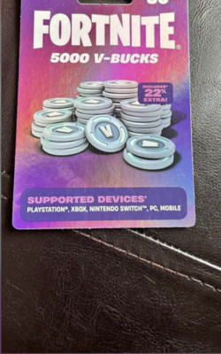 Fortnite V Bucks Card 5000 VBUCKS (EPIC GAMES) 