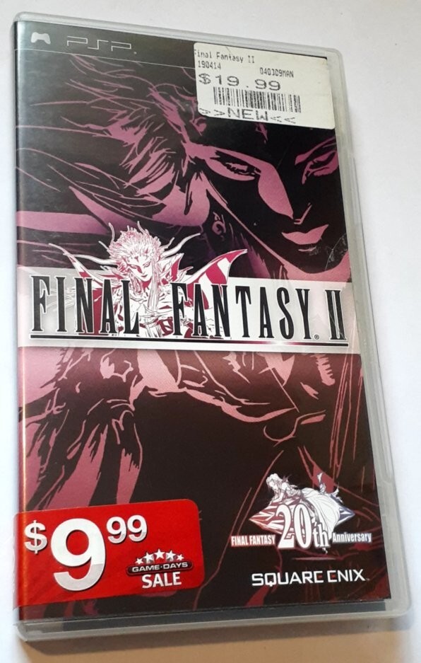 FINAL FANTASY II - SONY PSP - SQUARE ENIX 2007 20TH