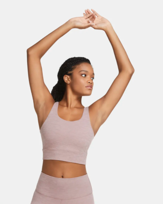 Nike purple crop top sale