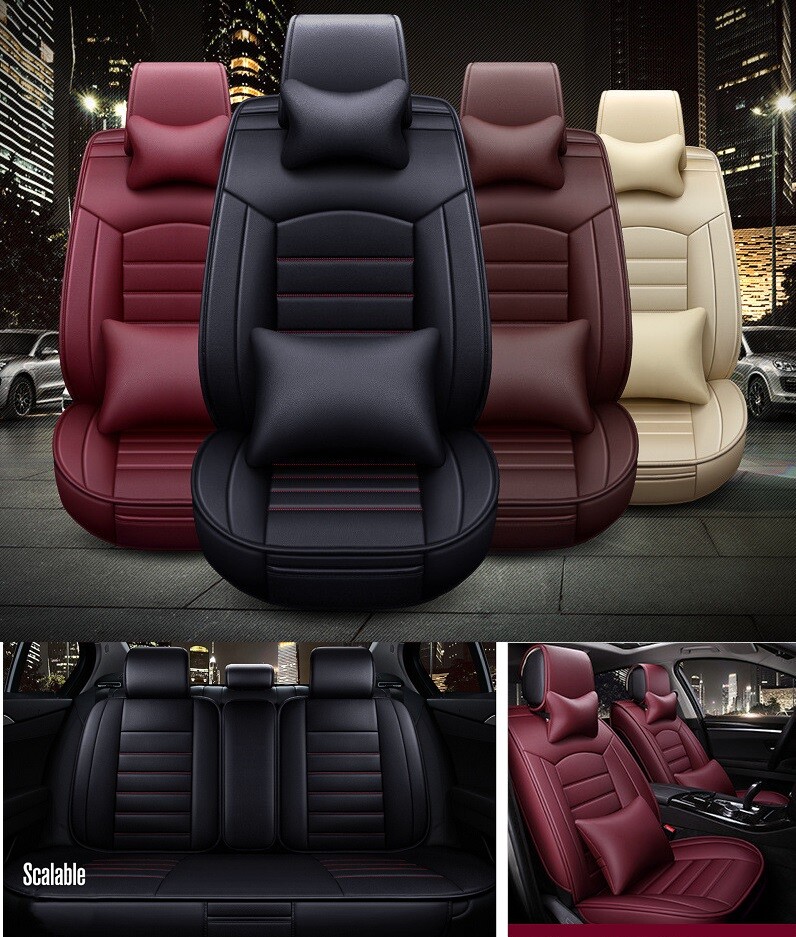 Car Seat Covers Front & Rear Cushion Universal Size M for Car SUV Truck