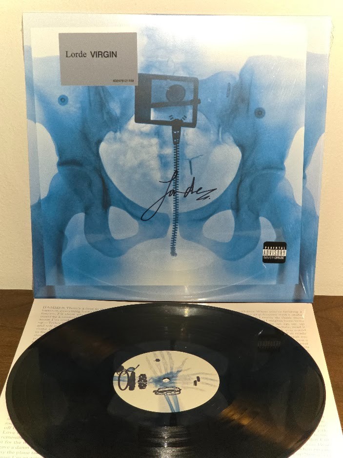 Lorde Virgin サイン入り アナログ レコード LP VINYL Lorde - Virgin Vinyl - SIGNED Insert | eBay