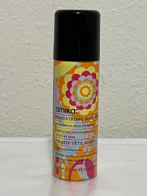 Amika Headstrong Hairspray 1.5 oz  Sea Buckthorn Berry Obliphica  Hair Spray