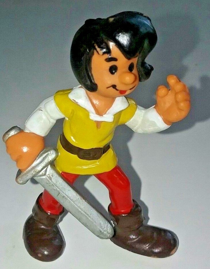 SMURF JOHAN HUMAN FRIEND *vintage* 1978  Peyo figurine      *SHIPS FREE *